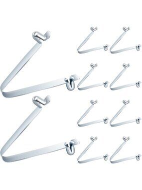 10 Pcs Galvanized Steel Scaffold Spring Locking Pins & Retainers - Durable